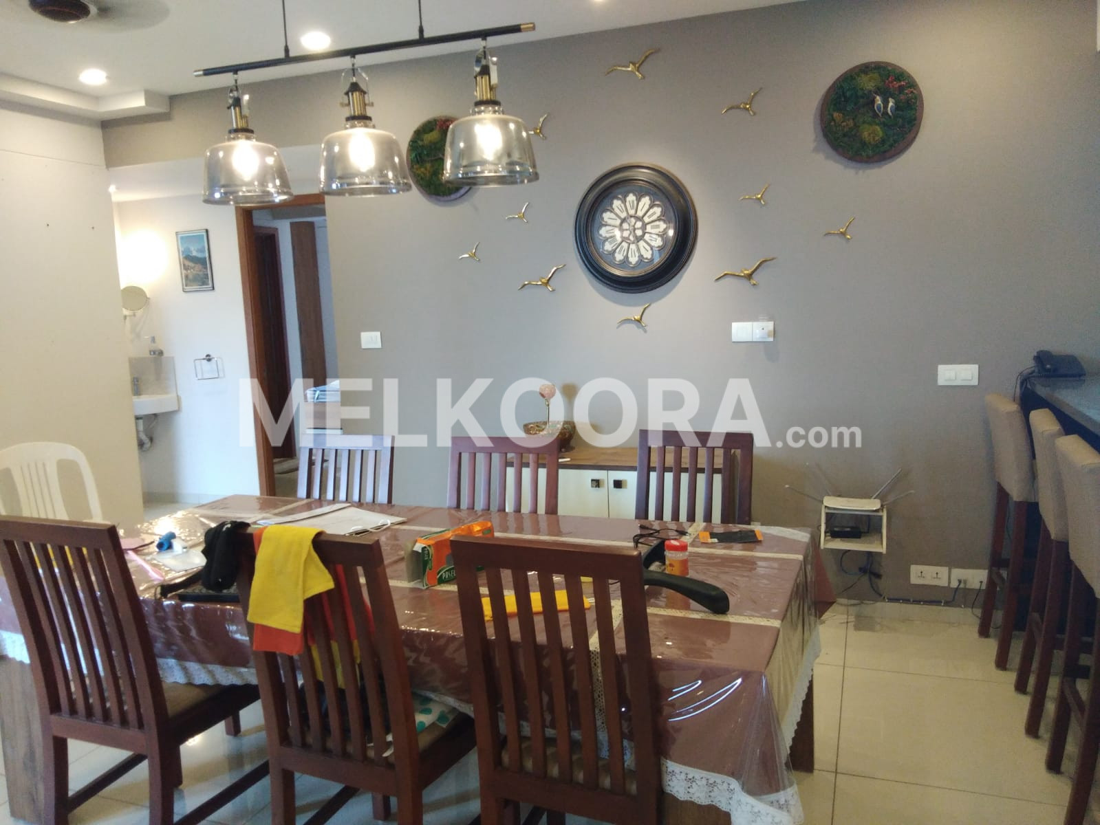 Luxurious 2950 sq.ft Fully Furnished 3BHK Flat for Rent at Noel Poetry, Vazhakkala – Rs. 50,000/month