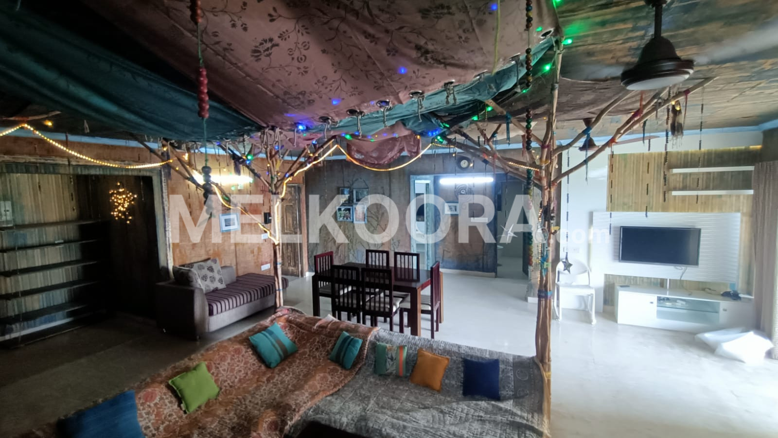 3BHK 1885Sqft Fully Furnished Flat for Rent at Purva Grandbay, Marine Drive for Rs 50000/month