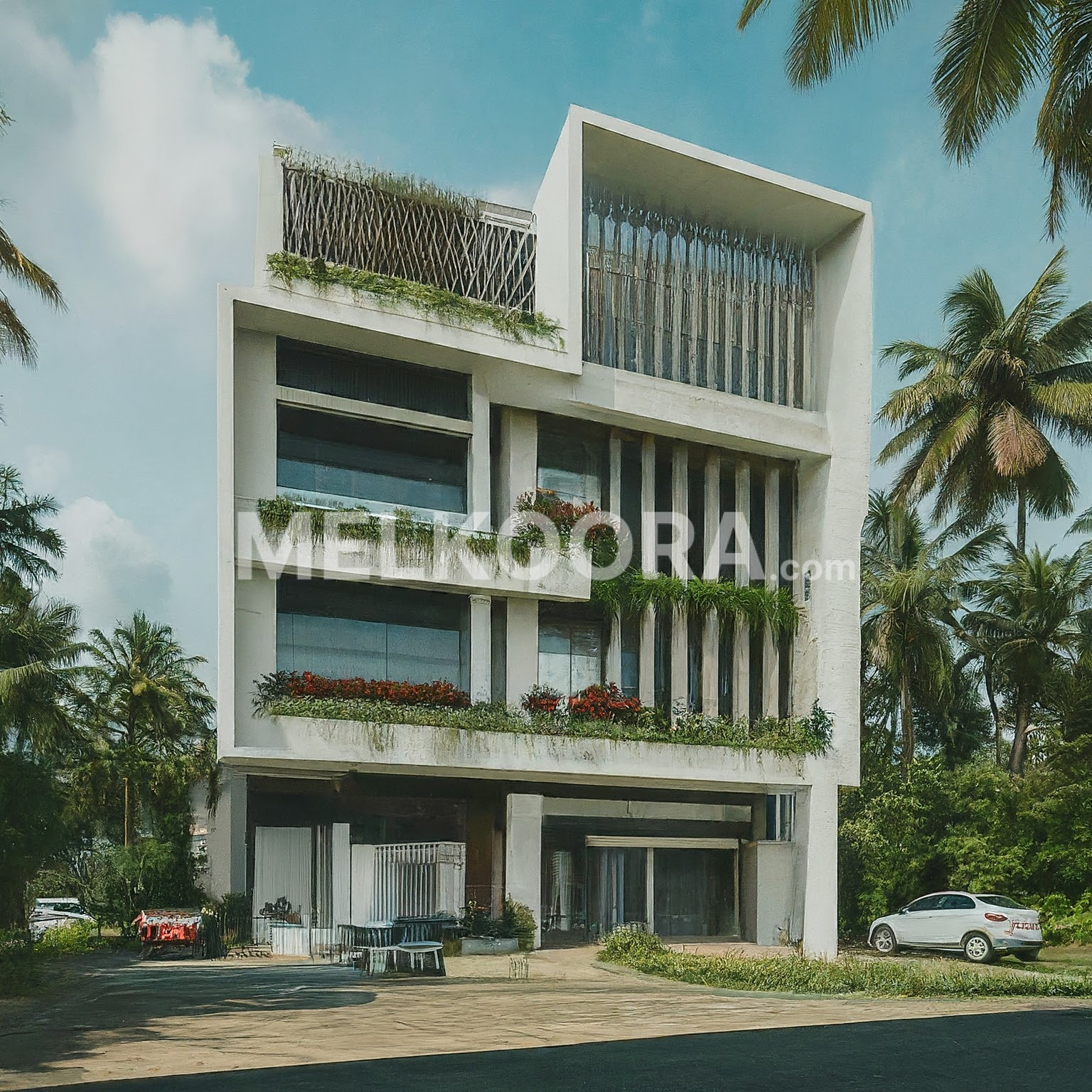 3BHK 2000Sqft Fully furnished flat for rent at Ravipuram for Rs40000/month