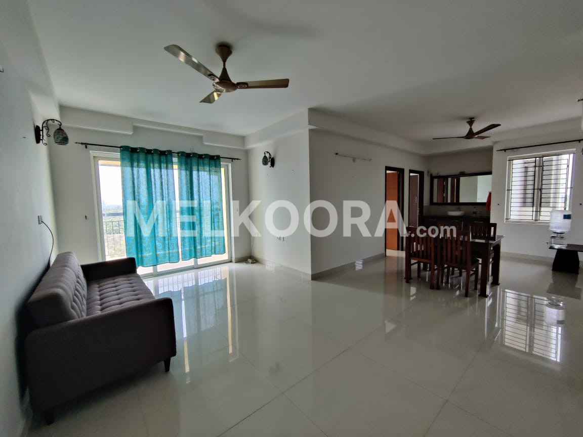 3BHK 1550Sqft Fully Furnished Flat for Rent at Skyline Synergy Edapally for Rs 35000