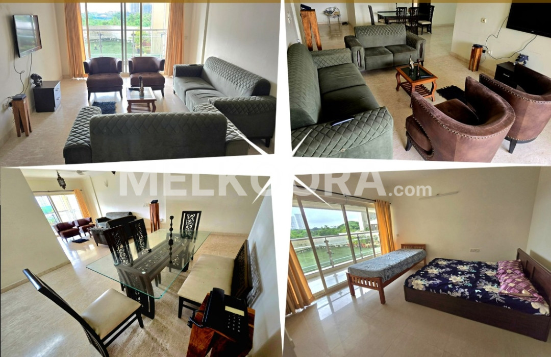 3BHK 2500Sqft Fully Furnished Flat For Rent at Tata Tritvam,Marine Drive For Rs 60000/Month