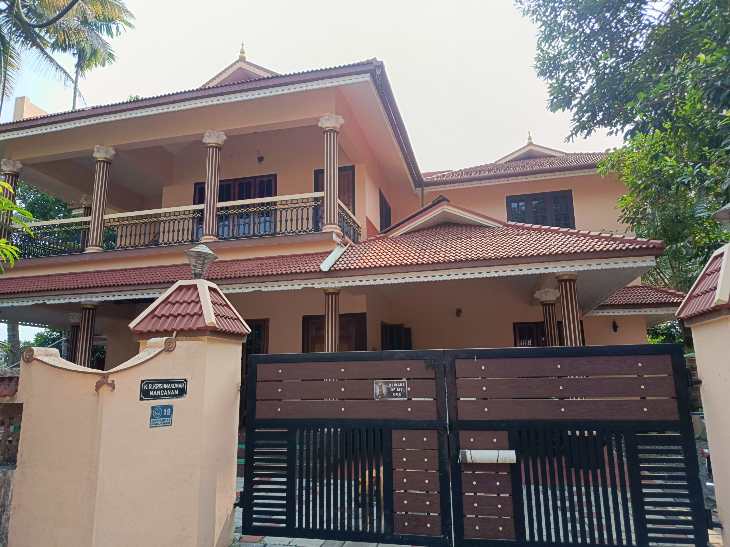 3BHK 2200Sqft Fully Furnished House for Sale at Thiruvankulam for Rs1.25Cr