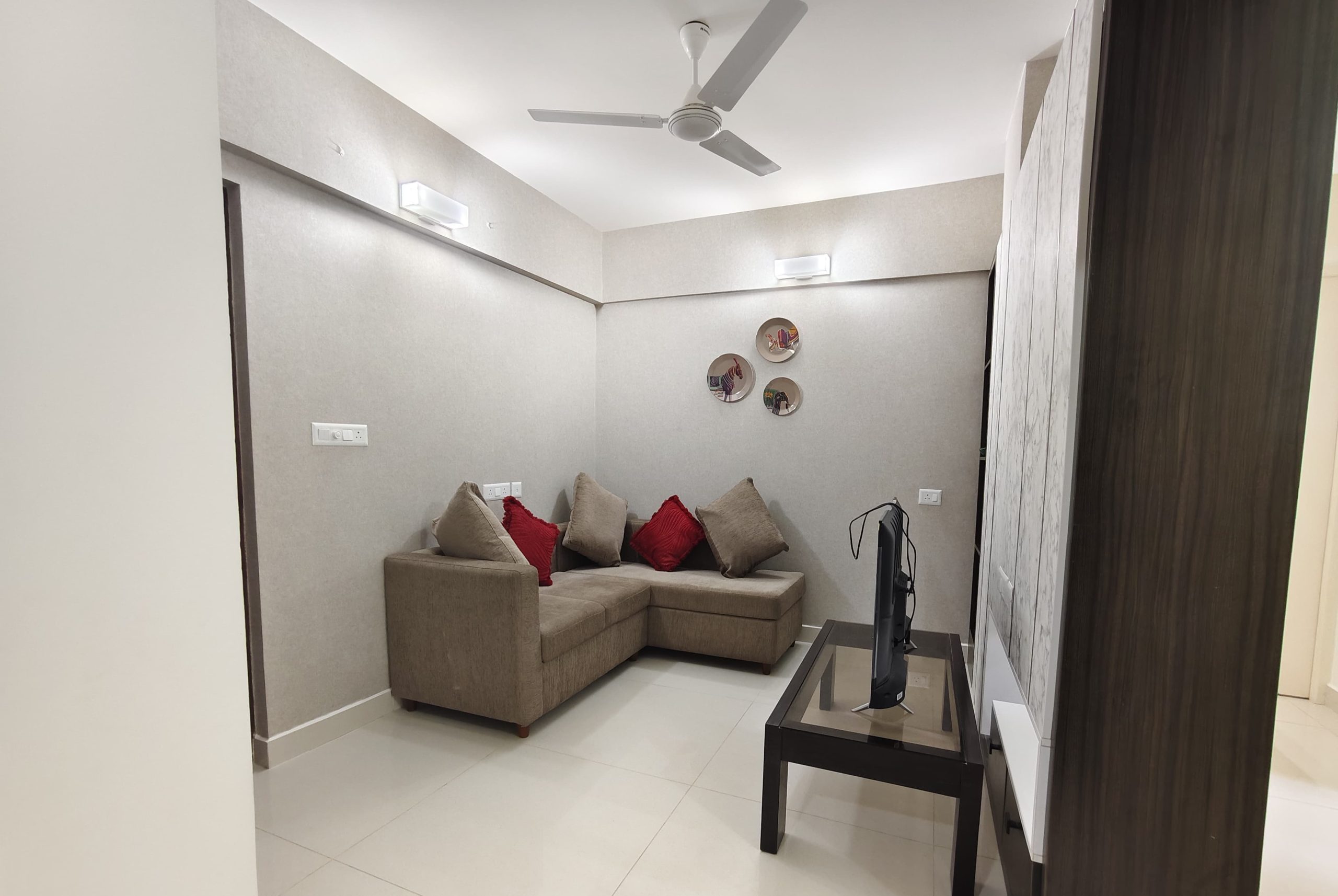2BHK 1100Sqft Fully furnished flat for Rent at Edappallyfor Rs.40000/month