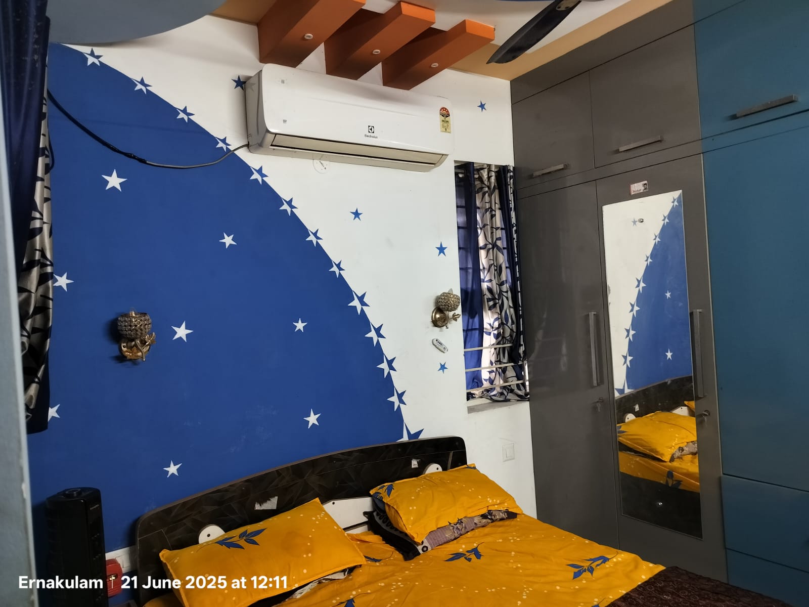 3BHK 1155Sqft semi Furnished flat for Sale at Thrippunithura for Rs 59L