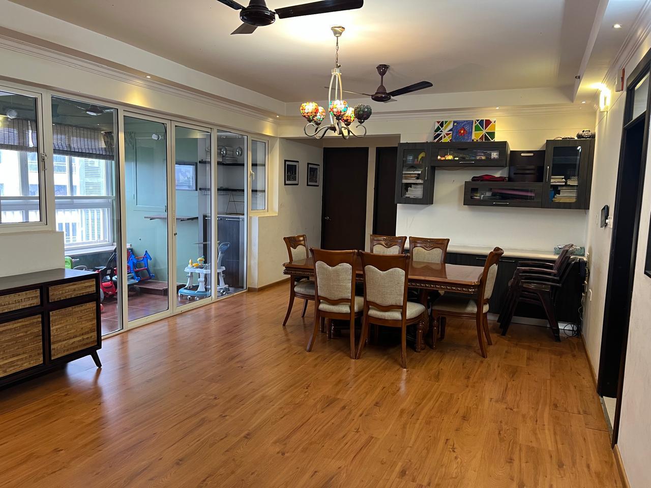 3BHK 2600Sqft Fully Furnished Flat For Rent at Edappally For Rs 50000/Month.