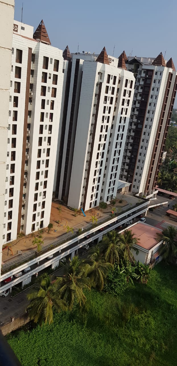 3BHK 1100Sqft Fully Furnished Flat For Sale at Kakkanad For Rs 55Lakhs.