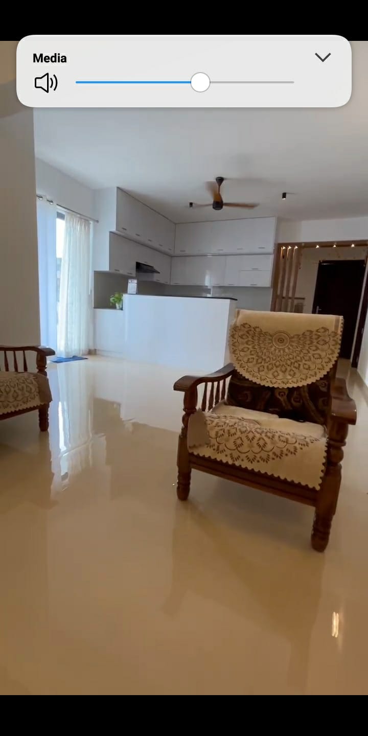 3BHK 1606Sqft Fully Furnished Apartment for Sale at Pachalam for Rs 89L